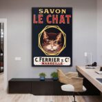 cartel jabon el gato