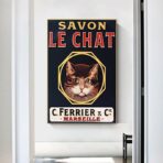 cartel jabon el gato