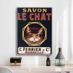 cartel jabon el gato