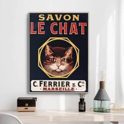 cartel jabon el gato