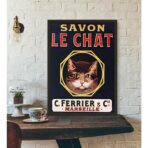 cartel jabon el gato