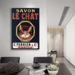 cartel jabon el gato