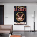 cartel jabon el gato