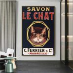 cartel jabon el gato
