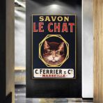 cartel jabon el gato
