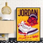 poster zapatillas vintage