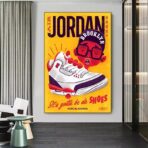 poster zapatillas vintage