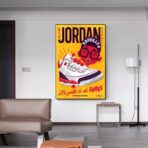 poster zapatillas vintage