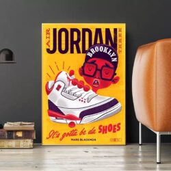 poster zapatillas vintage