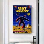 cartel invasores del espacio