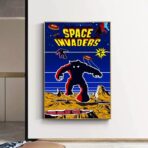 cartel invasores del espacio