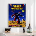 cartel invasores del espacio
