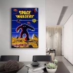 cartel invasores del espacio