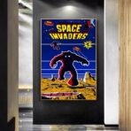 cartel invasores del espacio