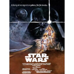 cartel vintage de star wars 1