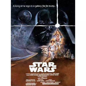 cartel vintage de star wars 1