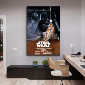 cartel vintage de star wars 1