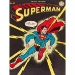 cartel vintage de superheroe