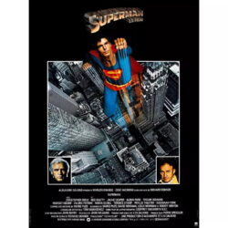 poster vintage de superman de 1978