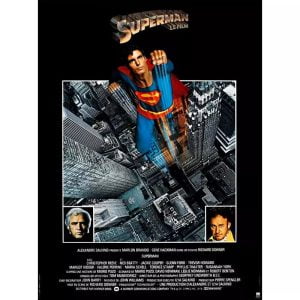 poster vintage de superman de 1978