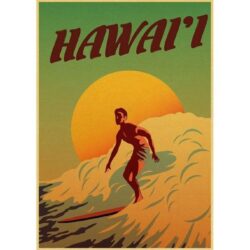 cartel de surf hawaii