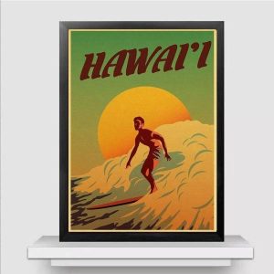 cartel de surf hawaii