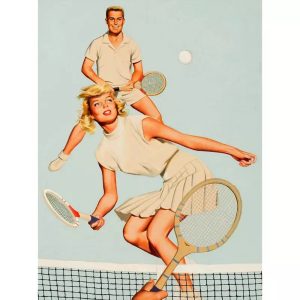 cartel de tenis vintage 1