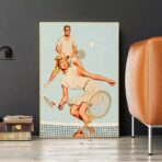 cartel de tenis vintage 1