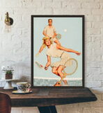 cartel de tenis vintage 1