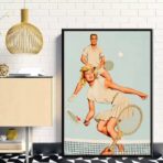 cartel de tenis vintage 1