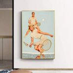 cartel de tenis vintage 1