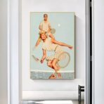 cartel de tenis vintage 1