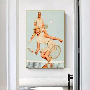 cartel de tenis vintage 1