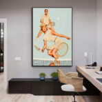 cartel de tenis vintage 1
