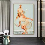 cartel de tenis vintage 1