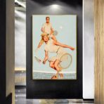 cartel de tenis vintage 1