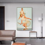 cartel de tenis vintage 1