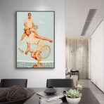 cartel de tenis vintage 1