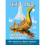 cartel tailandia vintage