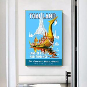 cartel tailandia vintage