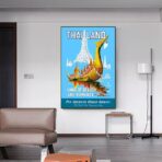 cartel tailandia vintage