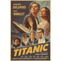 cartel titanic vintage