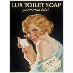 cartel de bano vintage 2