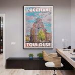 cartel toulouse vintage