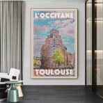 cartel toulouse vintage