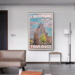 cartel toulouse vintage