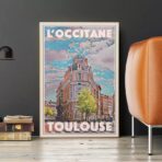 cartel toulouse vintage