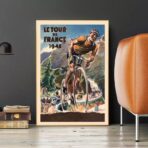cartel vintage tour de francia 1