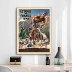 cartel vintage tour de francia 1