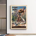 cartel vintage tour de francia 1